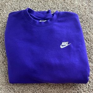 Purple medium nike crewneck